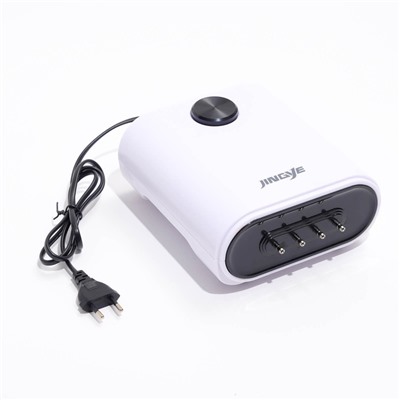 Компрессор воздушный JINGYE YE-942, бесшумный, регулируемый, 4×4 л/мин, 12 Вт