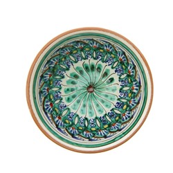Пиала чайная Риштанская Керамика «Узоры», 200 мл, d=11 см, МИКС