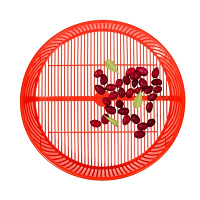 Сито для очистки ягод, d=36 см, h=7.6 см, пластик