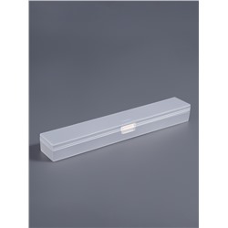 Бокс для хранения мелочей, 3.1×18.9×2.2 см, прозрачный