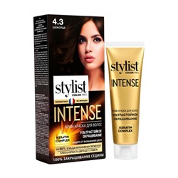 Крем-краска для волос серии STYLIST COLOR PRO INTENSE тон 4.3 Шоколад 118 мл