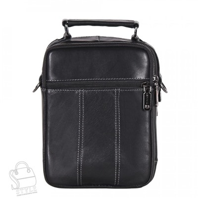 Сумка мужская кожаная кожаный 22665Z black Zinimxs