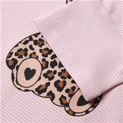 Футболка для девочки KAFTAN: Love, розовая, размер 30, рост 98-104 см