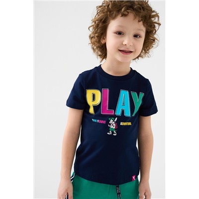 Фуфайка трикотажная для мальчиков (футболка) PLAYTODAY, 1239587