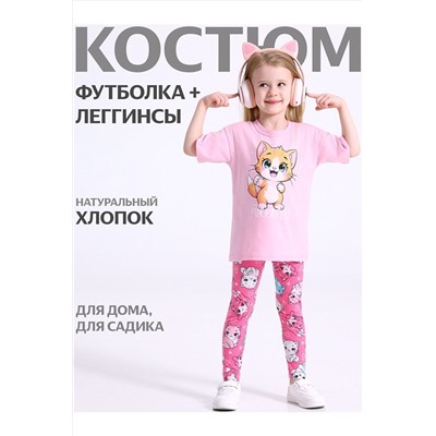 Комплект (Легинсы+Футболка) АПРЕЛЬ, 1113570