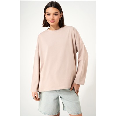 Женский лонгслив оверсайз Happyfox