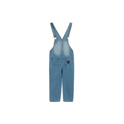 Полукомбинезон текстильный джинсовый для девочек