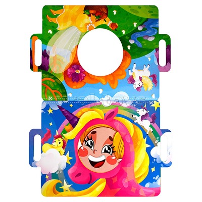 Книжка-картинка для детей Серия "Книжка с масками" "Сегодня я принцесса" 400х260 мм, 4 л.