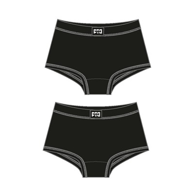 Трусы трикотажные для девочек, 2 шт в комплекте