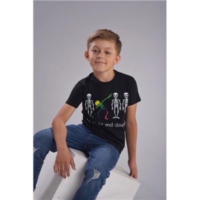 Футболка детская для мальчиков Dab арт.7173819 (Черный)