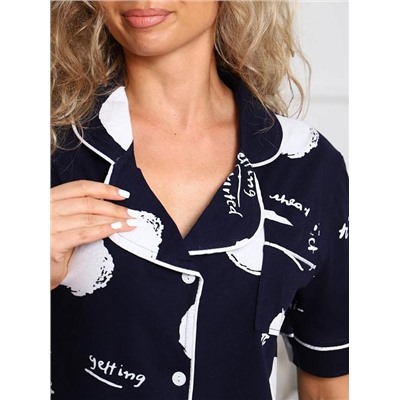 Пижама "Ядвига" (Синий)