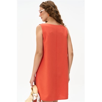 Платье Доли (оранжевый)