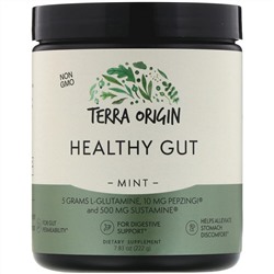 Terra Origin, добавка для нормализации функций желудочно-кишечного тракта, вкус мяты, 222 г (7,83 унции)