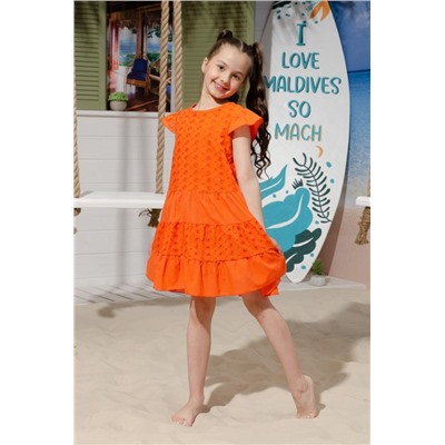 Платье 9184 детское (Оранжевый)