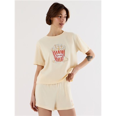 КОМПЛЕКТ ЖЕНСКИЙ (ФУТБОЛКА, ШОРТЫ) 592536