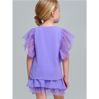 Фуфайка трикотажная для девочек (футболка)