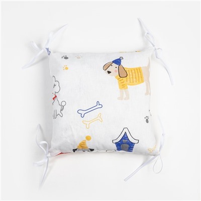 Бортики в кроватку Крошка Я «My doggy» (35×35 см - 8 шт.), 100% хлопок