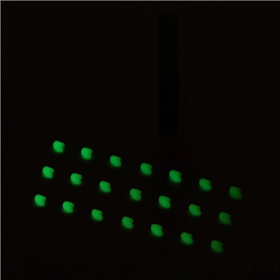 Накладные когти «Антицарапки», размер M, набор 20 шт., светящиеся