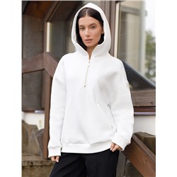 Худи из премиального футера трехнитки с начесом