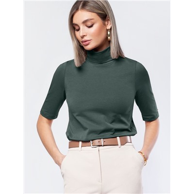 Водолазка из премиального хлопка с эластаном