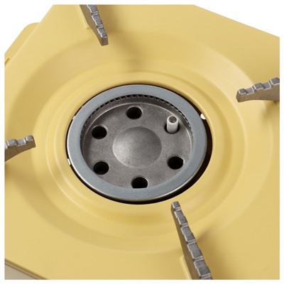 Плита газовая портативная maclay, для кемпинга, 20×32.5×10.5 см, бежевая