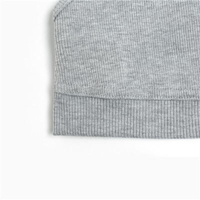 Топ укороченный женский Mist Old School, размер 44, серый