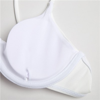 Купальник раздельный бельевой на косточках женский MINAKU, размер 48, цвет молочный