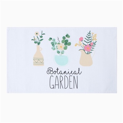 Набор полотенец кухонный «Доляна» Garden life, размер 35×60 см-4 шт., 100% хлопок