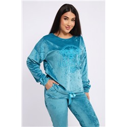 Костюм с брюками велюровый 635П НАТАЛИ, 1225348