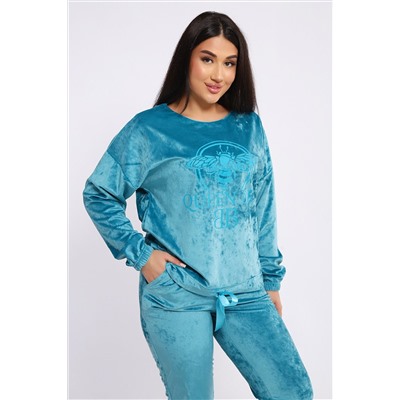 Костюм с брюками велюровый 635П НАТАЛИ, 1225348