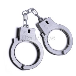 Набор полицейского "Под прикрытием" (автомат,очки,свисток,наручники) в коробке