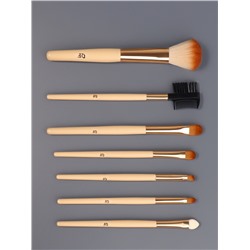 Набор кистей для макияжа PASTEL BLUSH, 7 шт., в чехле