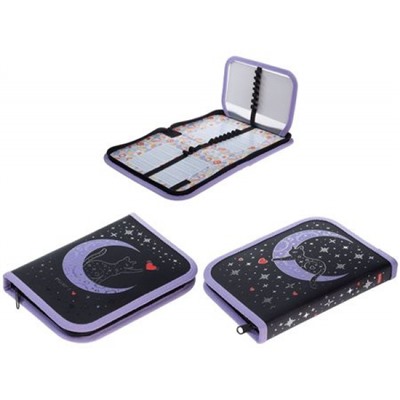 Пенал 2-х ств. 190х130 мм "Звездный котик" с откидной планкой (088860) 46074 Хатбер