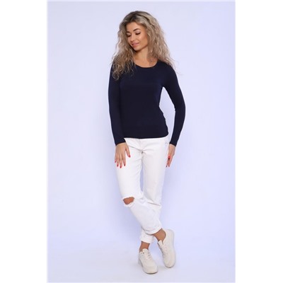 Лонгслив 71083 (Темно-синий)