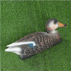 Фигура подсадная «Кряква черная» селезень, 36×15×16 см