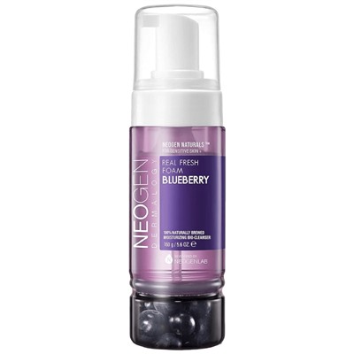 Neogen Увлажняющая кислородная пенка с черникой Dermalogy Real Fresh Foam Cleanser Blueberry