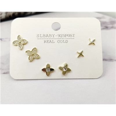 Комплект сережек