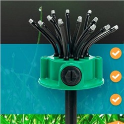 Ороситель садовый спринклер для газона Multifunctional Sprinkler 360