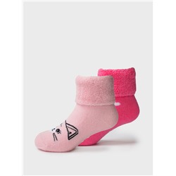 Носки детские трикотажные махровые для девочек