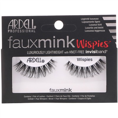Ardell, Faux Mink, накладные ресницы Wispies, 1 пара