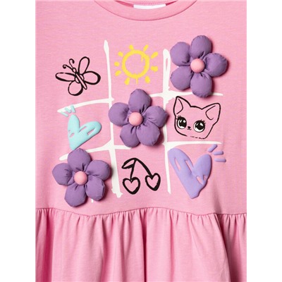 Платье трикотажное для девочек