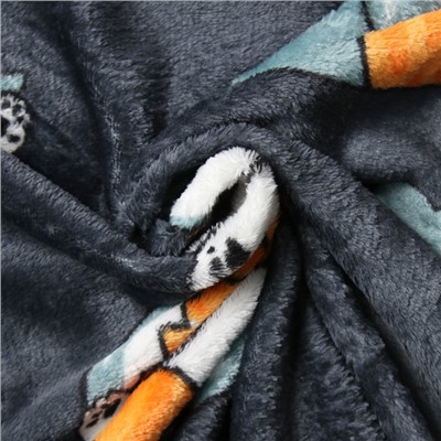 Плед Festival Catshark, 100×150 см, микрофибра 190 г/м², синий