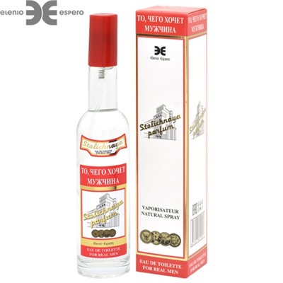 Туалетная вода мужская ТО, ЧЕГО ХОЧЕТ МУЖЧИНА STOLICHNAYA PARFUM, 100 мл