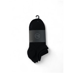 Носки мужские спортивные укороченные 3 пары Resport, размер 39-41, чёрные