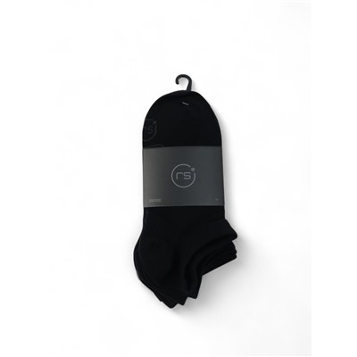 Носки мужские спортивные укороченные 3 пары Resport, размер 39-41, чёрные