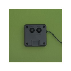 Гирлянда «Нить», 4.5 м, уличная, с насадками «Лилия», IP44, 30 LED, 2 режима, солнечная батарея, тёмная нить, свечение белое