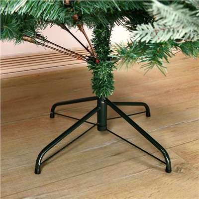 Искусственная ёлка голубая «Зимнее волшебство. Эксклюзив», 180 см, d нижнего яруса 130 см, 833 смешанные ветки шарнирные