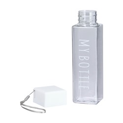 Бутылка для воды My bottle, 450 мл, 20×5.5 см, белая