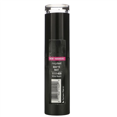 Wet n Wild, MegaLast Matte Lip Color, Wine Room, 0.11 oz (3.3 g)