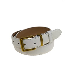 Ремень женский из искусственной кожи, цвет белый